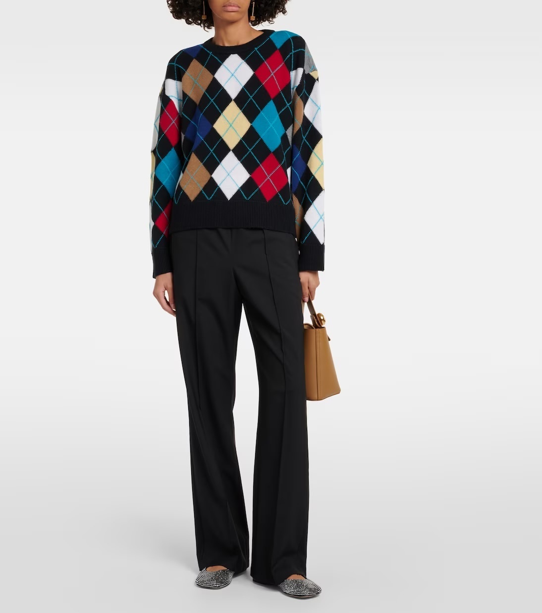 LOEWE  |Argyle sweater in wool