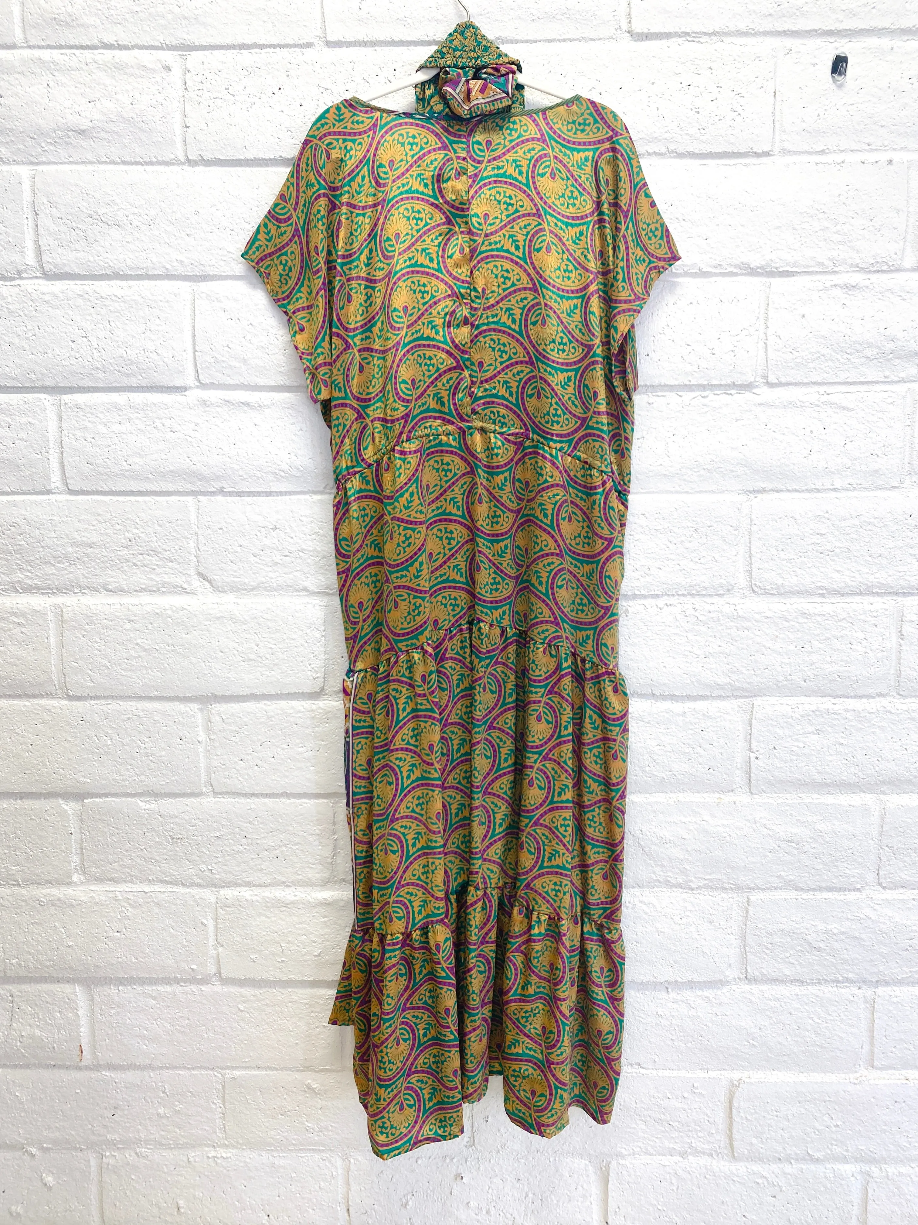 Meadow Dress - L - Evergreen