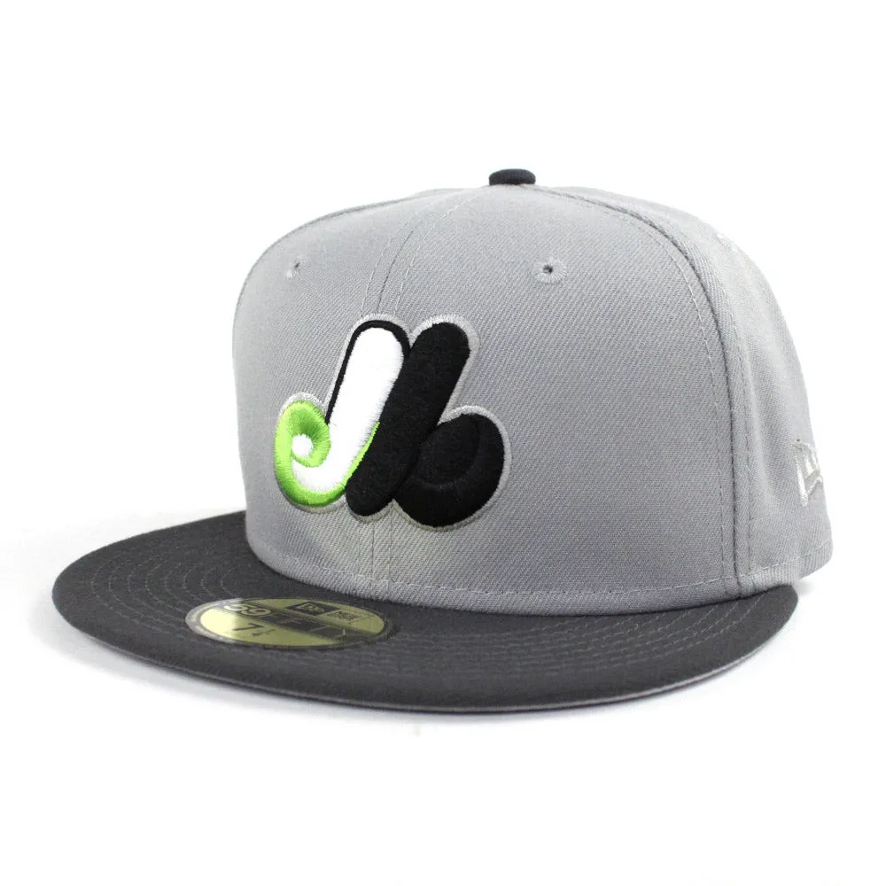 Montreal Expos New Era Fitted 59Fifty Hat (Air Max 95 Gray Under Brim)