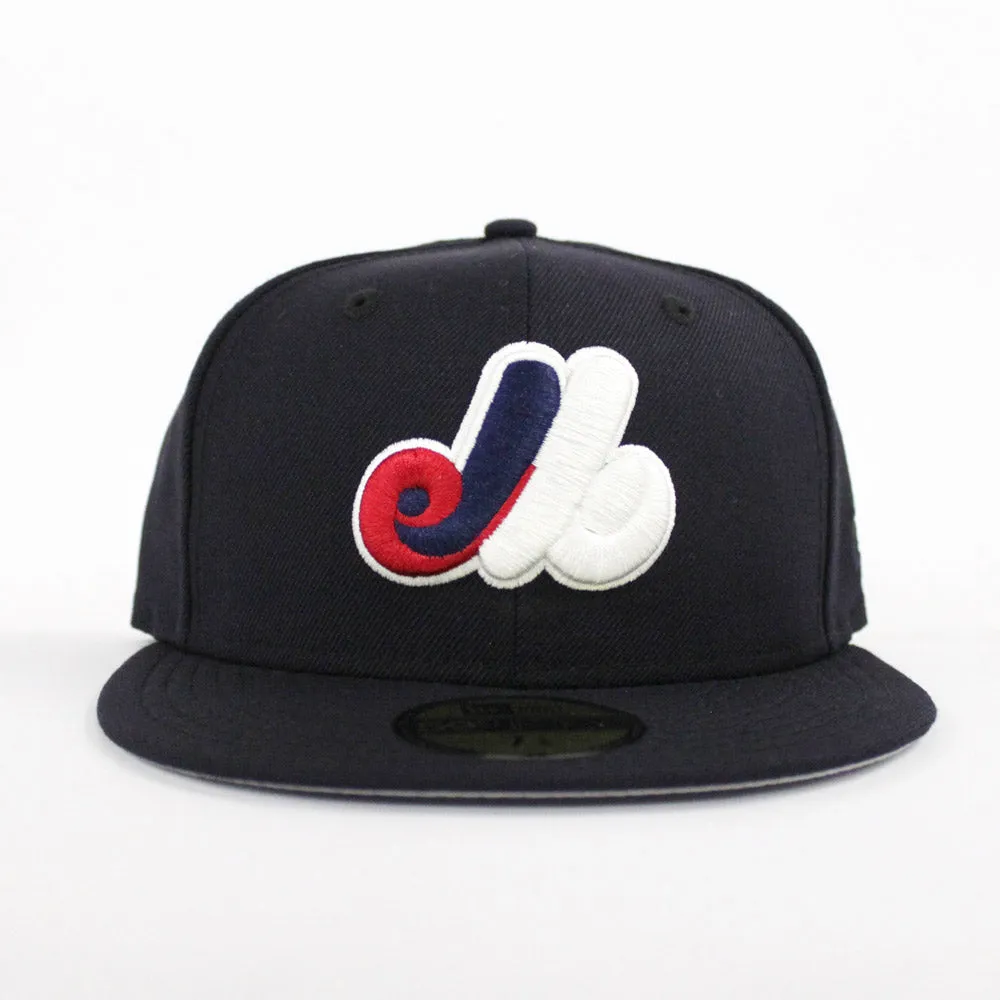 Montreal Expos New Era Fitted 59Fifty hat (Joran Retro 12 Japan Gray Under Brim)