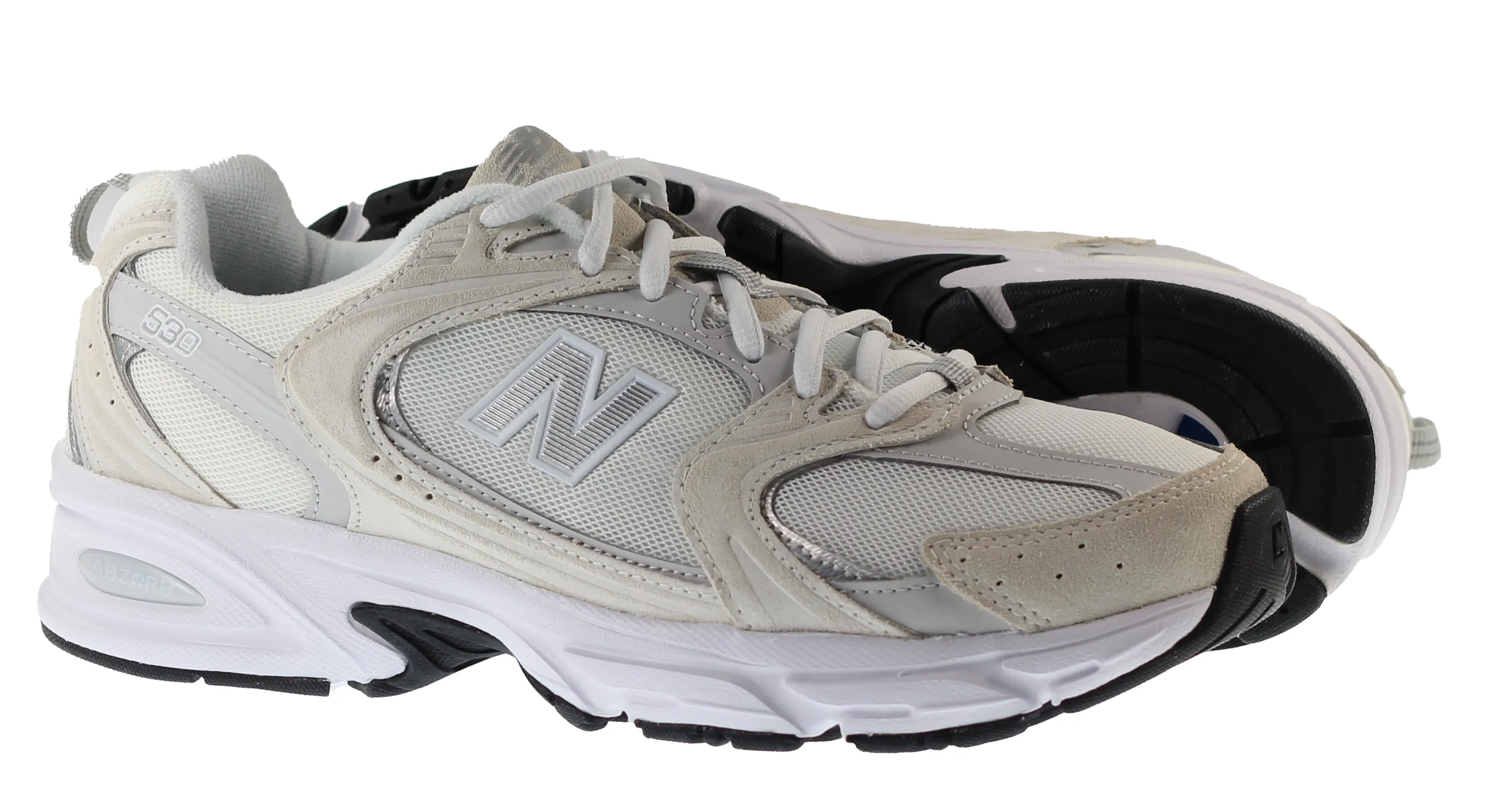 New Balance Trainers Mens 530 Sea salt with grey matter and white