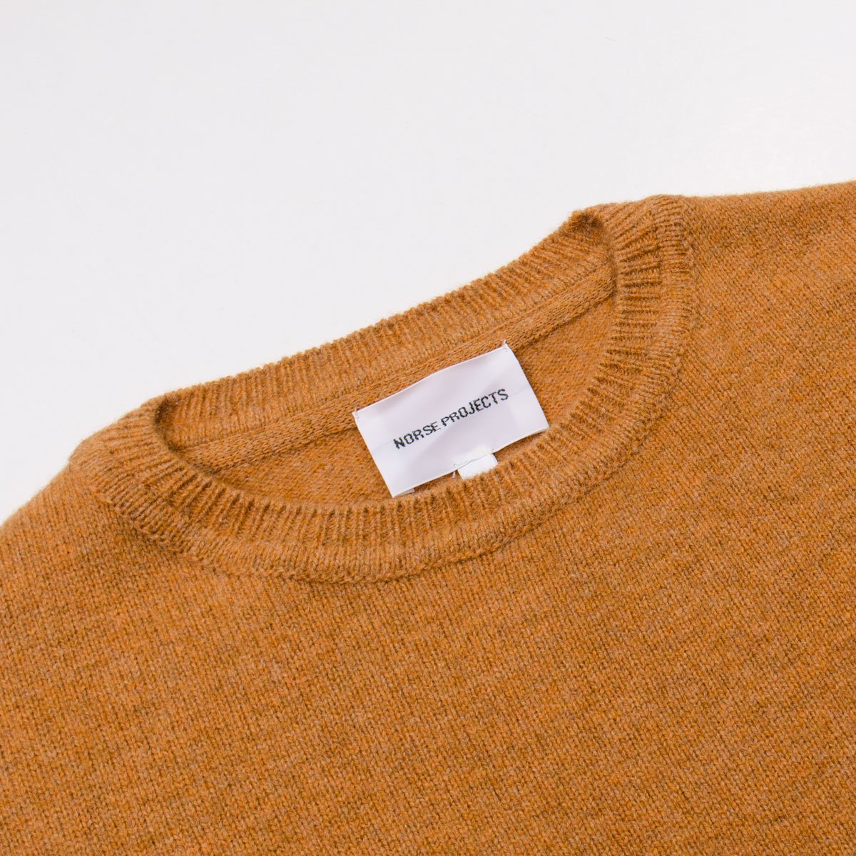 Norse Projects - Sigfred Lambswool Sweater - Mustard Yellow