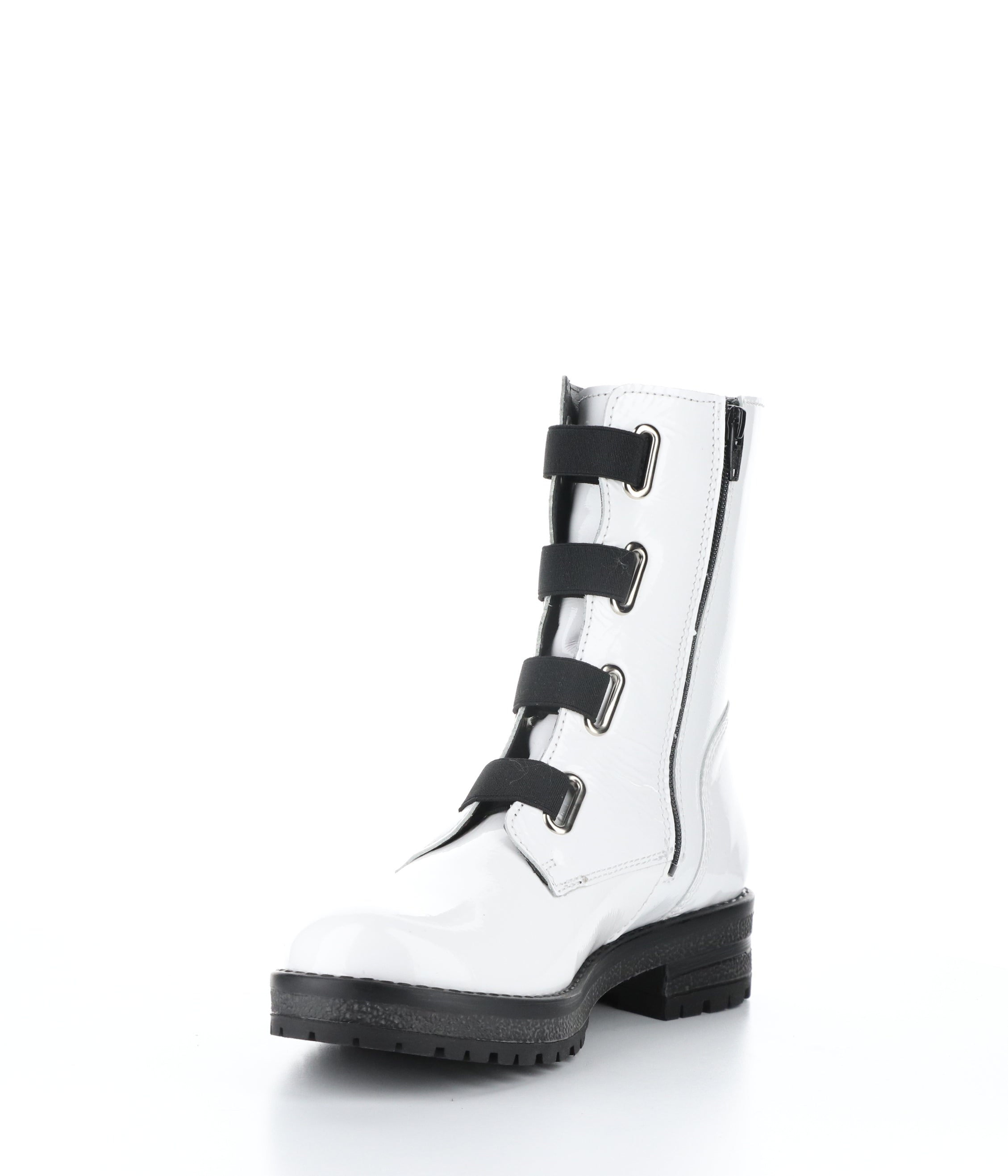 PAUSE WHITE/BLACK Elasticated Boots