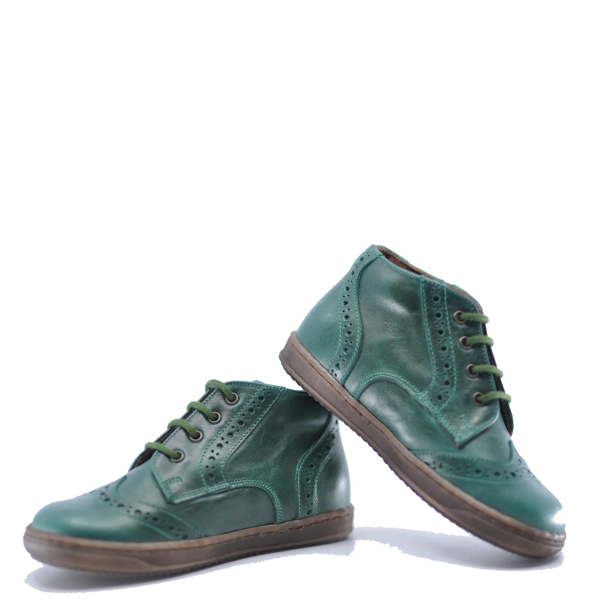 Pepe Green Wingtip Baby Bootie