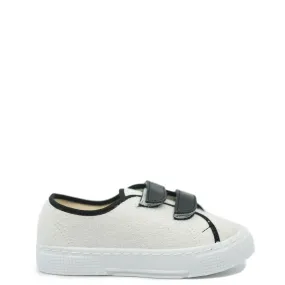 Pepe White Terry Velcro Sneaker