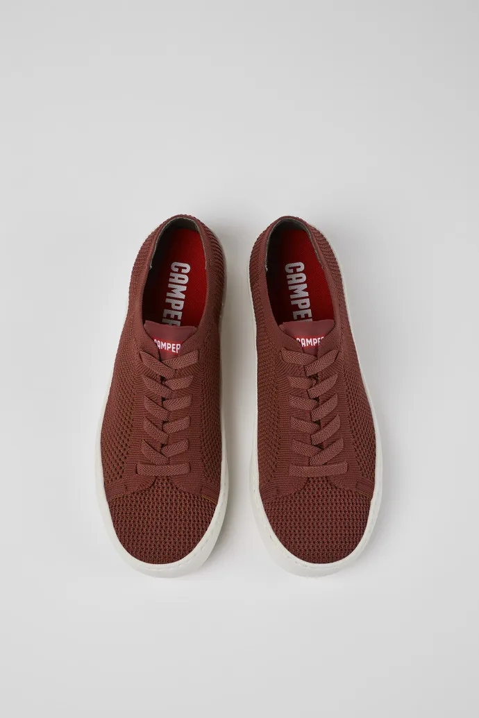 Peu Touring Red Textile Sneaker for Women