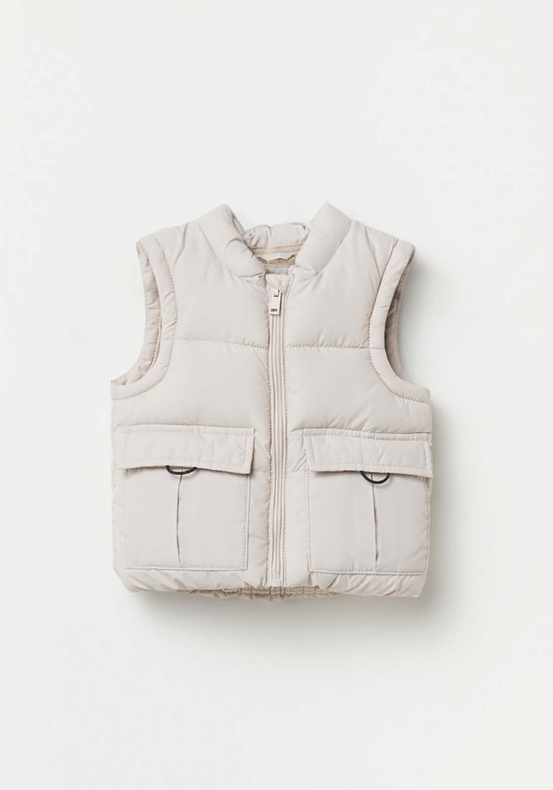 Plain Gilet - Beige