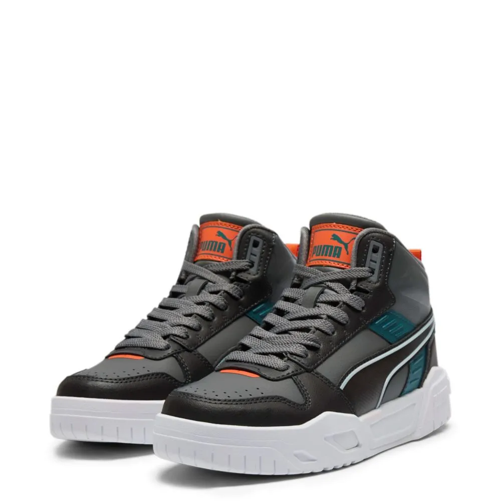 PUMA  BOYS BIG KID RBD TECH MID SNEAKER