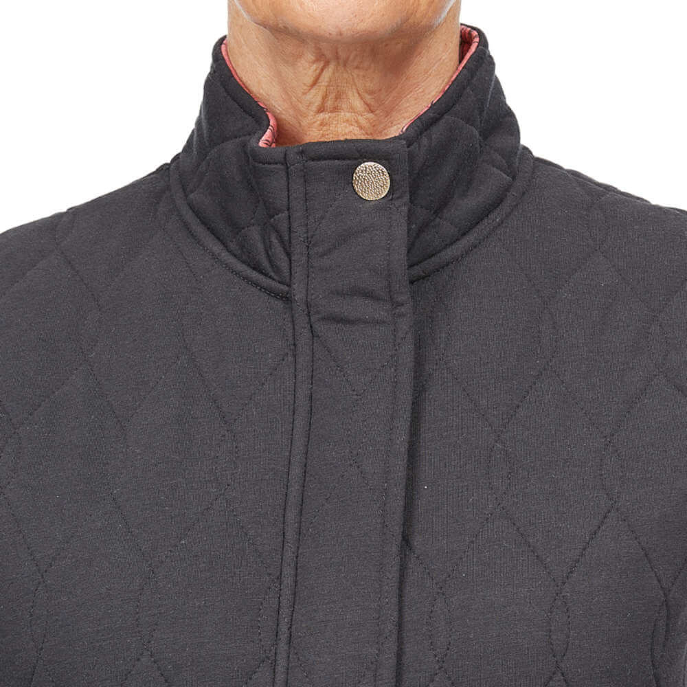 Quilted Gilet - Charcoal