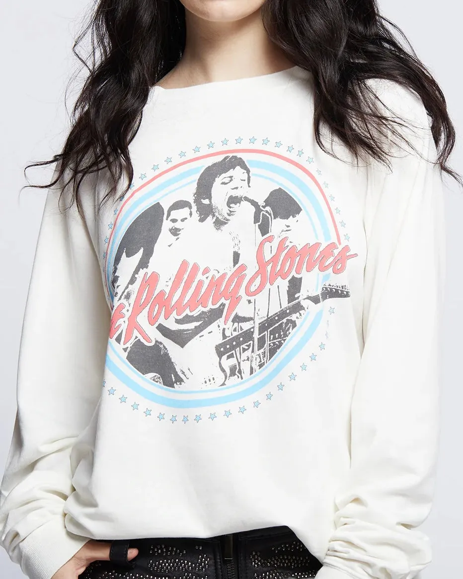 Recycled Karma The Rolling Stones Concert Sweatshirt | Ivory