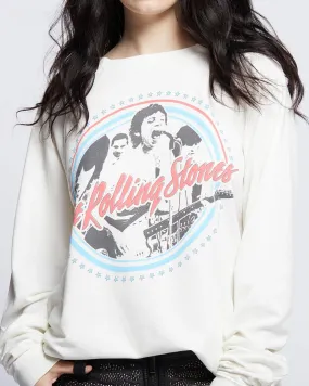 Recycled Karma The Rolling Stones Concert Sweatshirt | Ivory