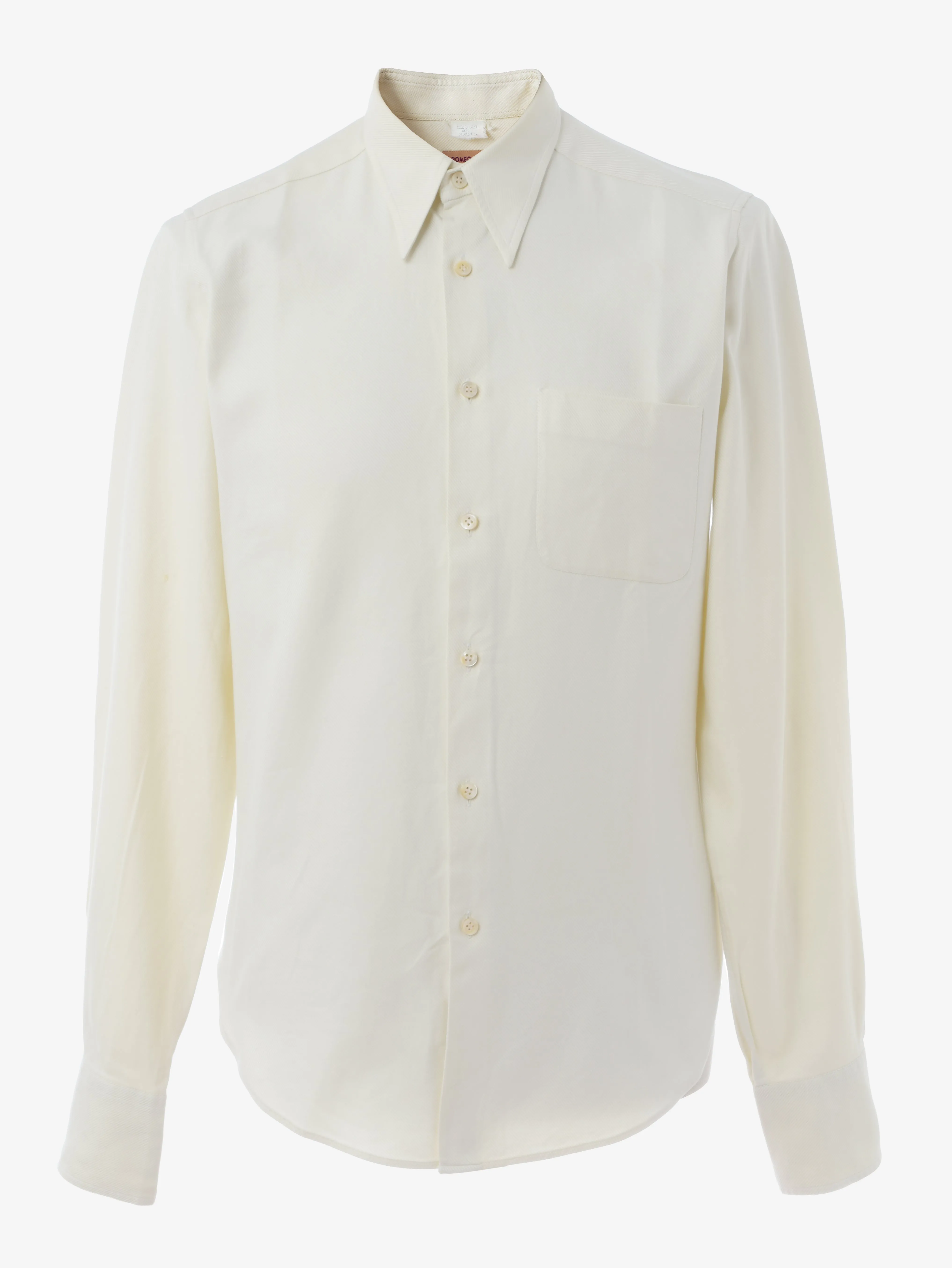 Romeo Gigli Cream White Shirt - '90s