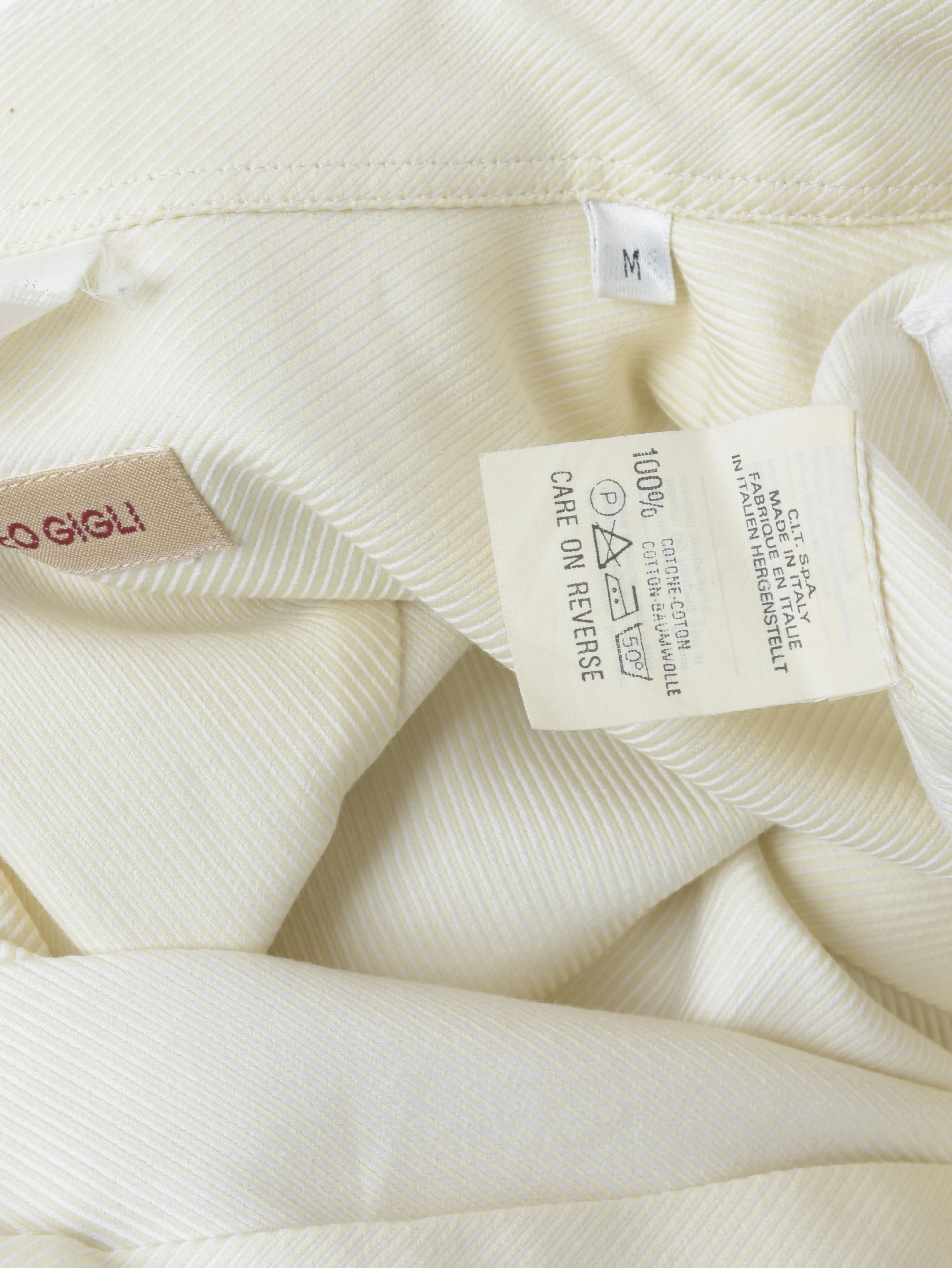 Romeo Gigli Cream White Shirt - '90s