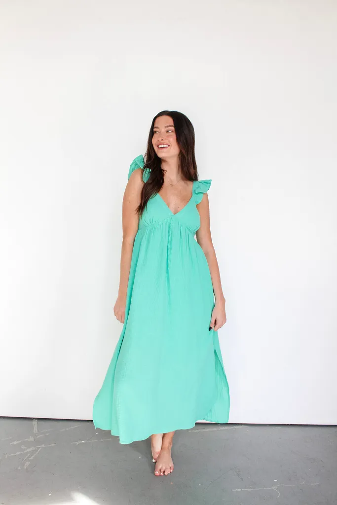 Salt Water Happy Midi Dress