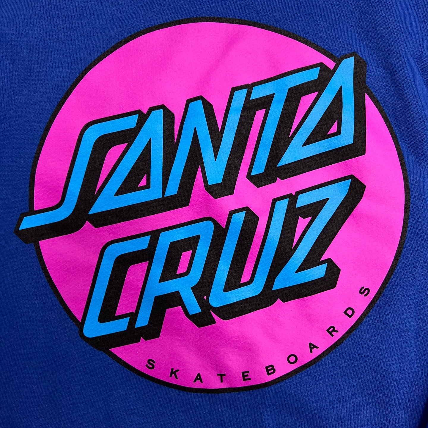 SANTA CRUZ Other Dot Mens Black Sweatshirt - ROYAL BLUE