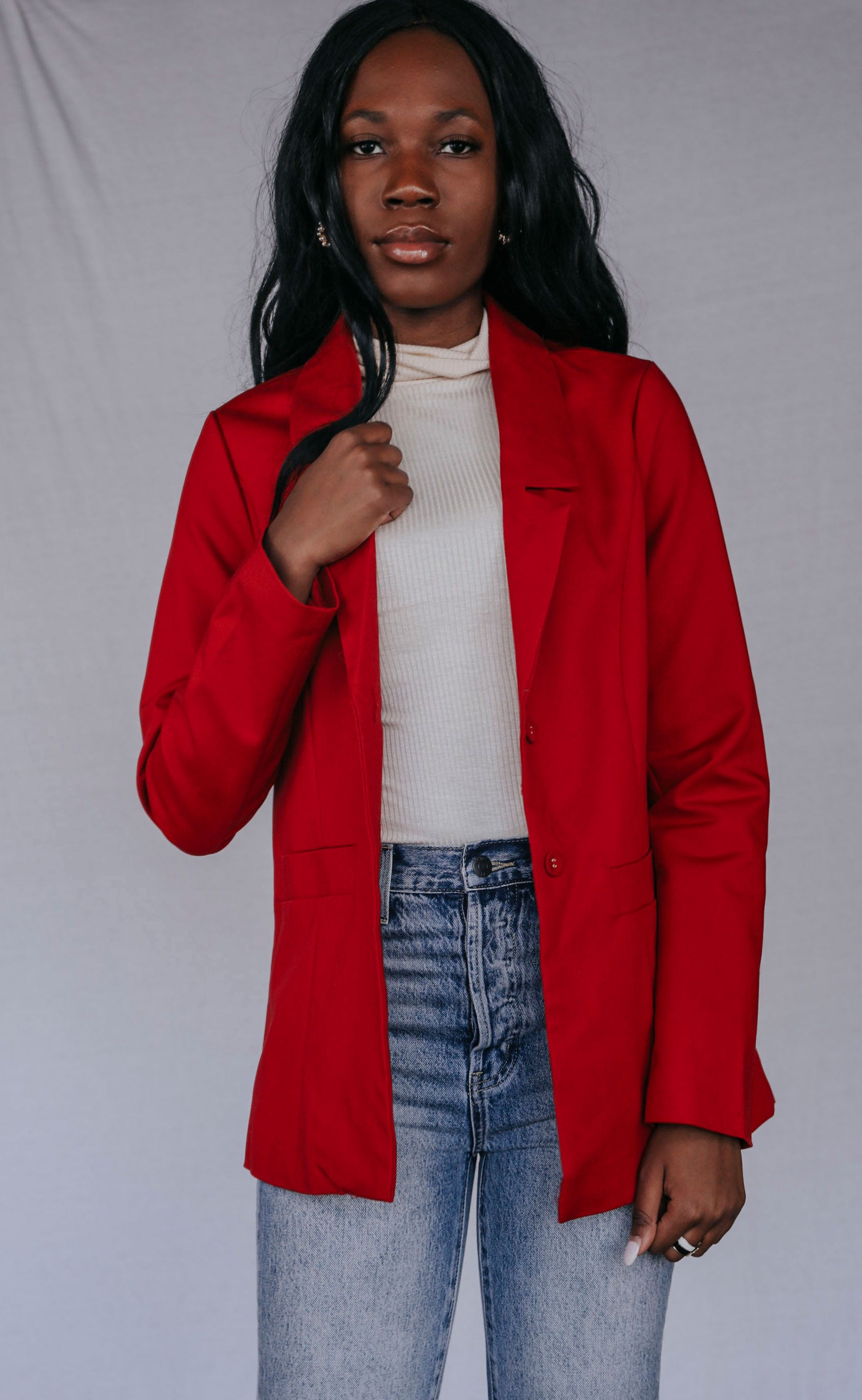 show me your mumu: major blazer - red