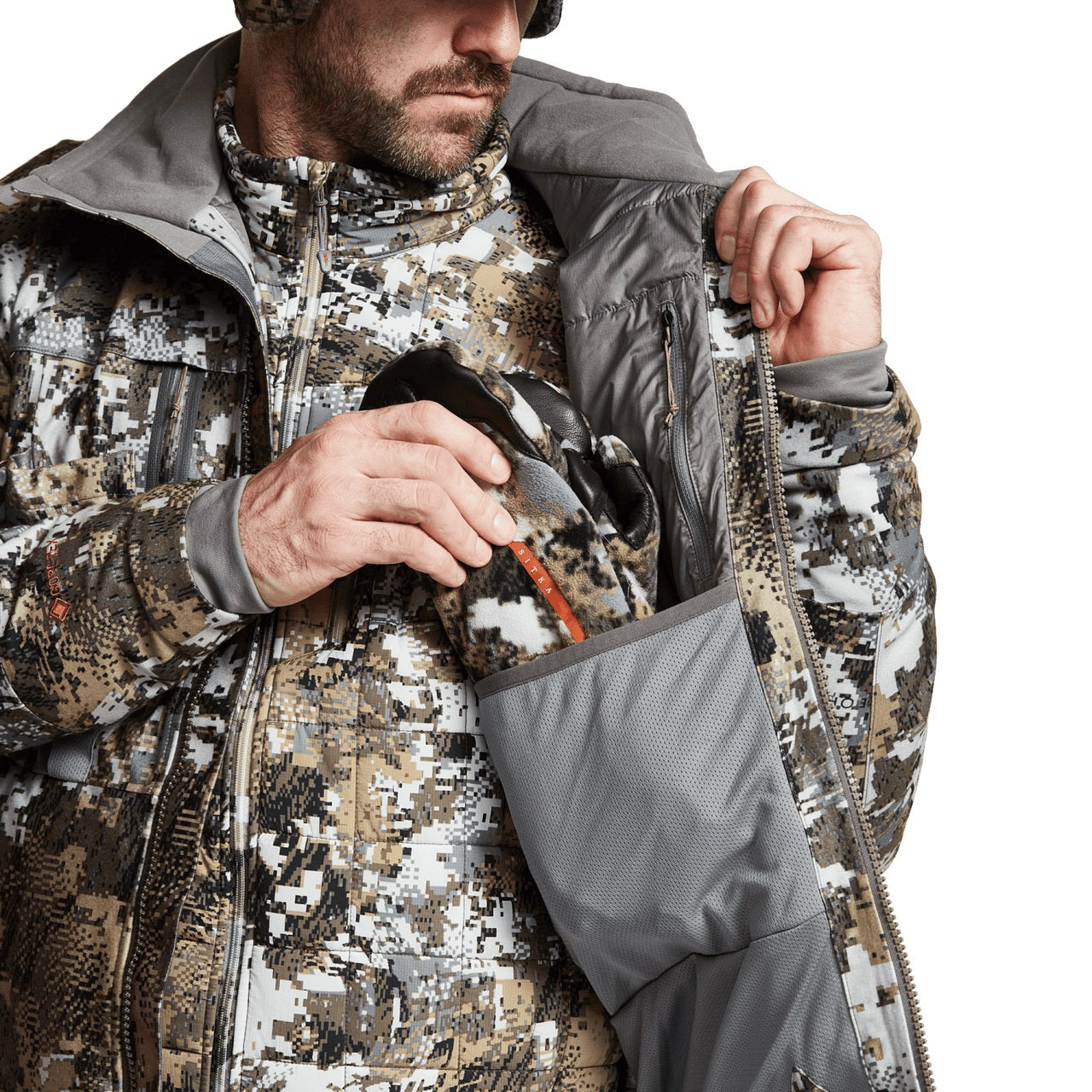 'Sitka' Men Incinerator Aerolite Jacket - Whitetail : Elevated II