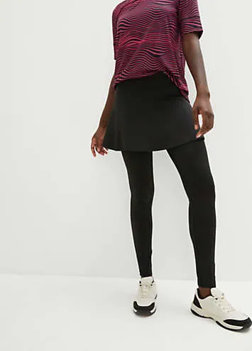 Skirted Sports Leggings by bonprix | Look Again