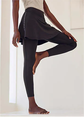 Skirted Sports Leggings by bonprix | Look Again