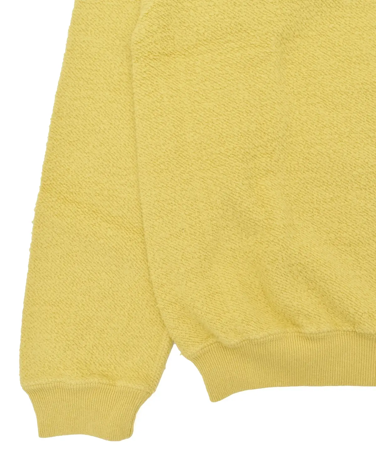 Sunray Hina Citron Yellow Reverse Crewneck