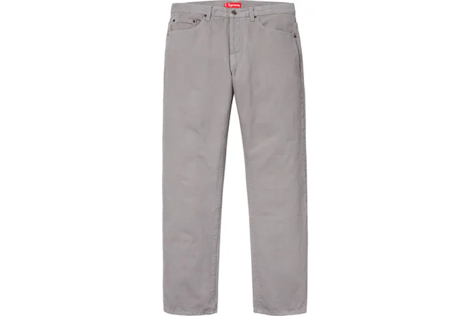 Supreme Levi's Slim Jeans (Washed Grey)