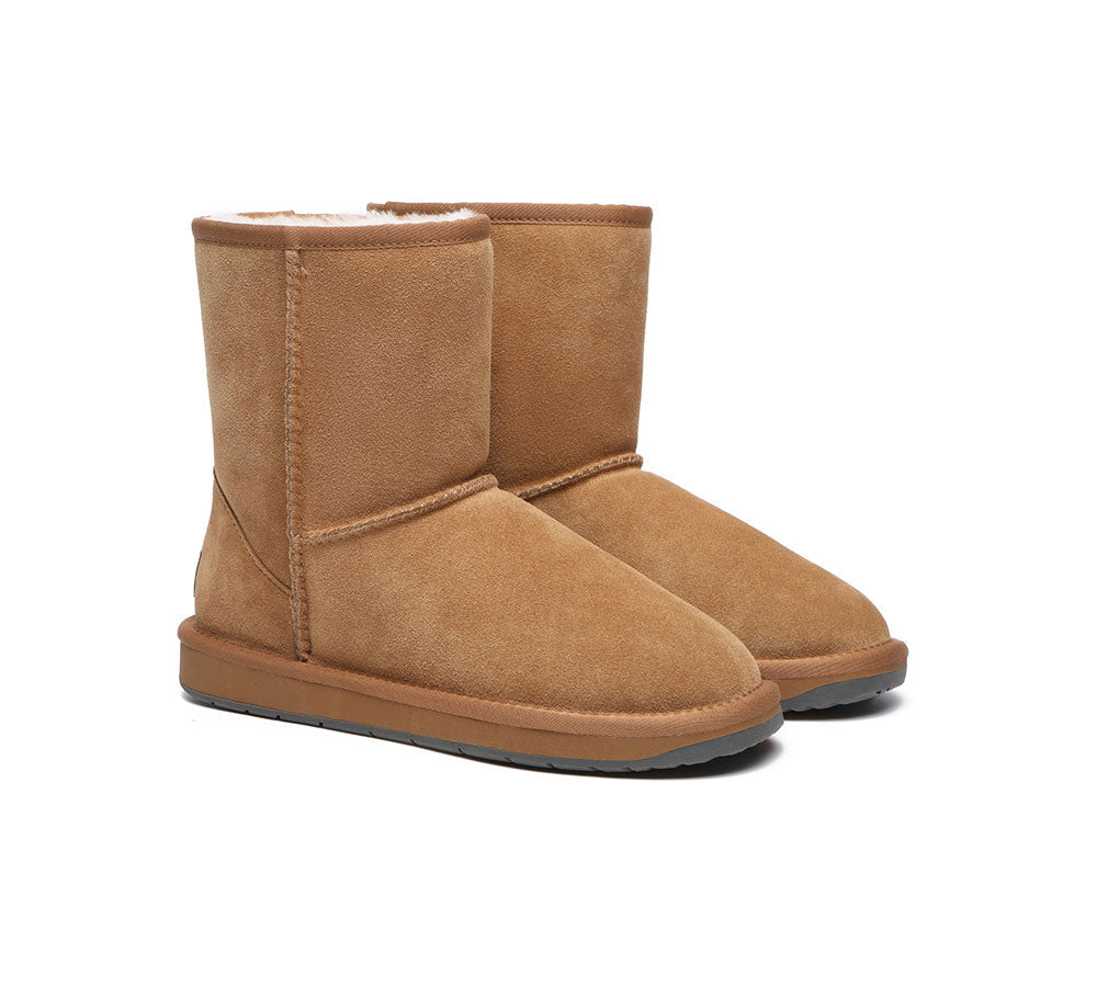 TARRAMARRA Premium Australian Sheepskin Boots Unisex Short Classic Plus