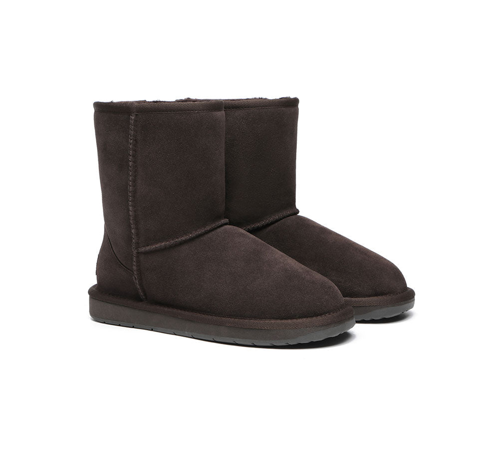 TARRAMARRA Premium Australian Sheepskin Boots Unisex Short Classic Plus