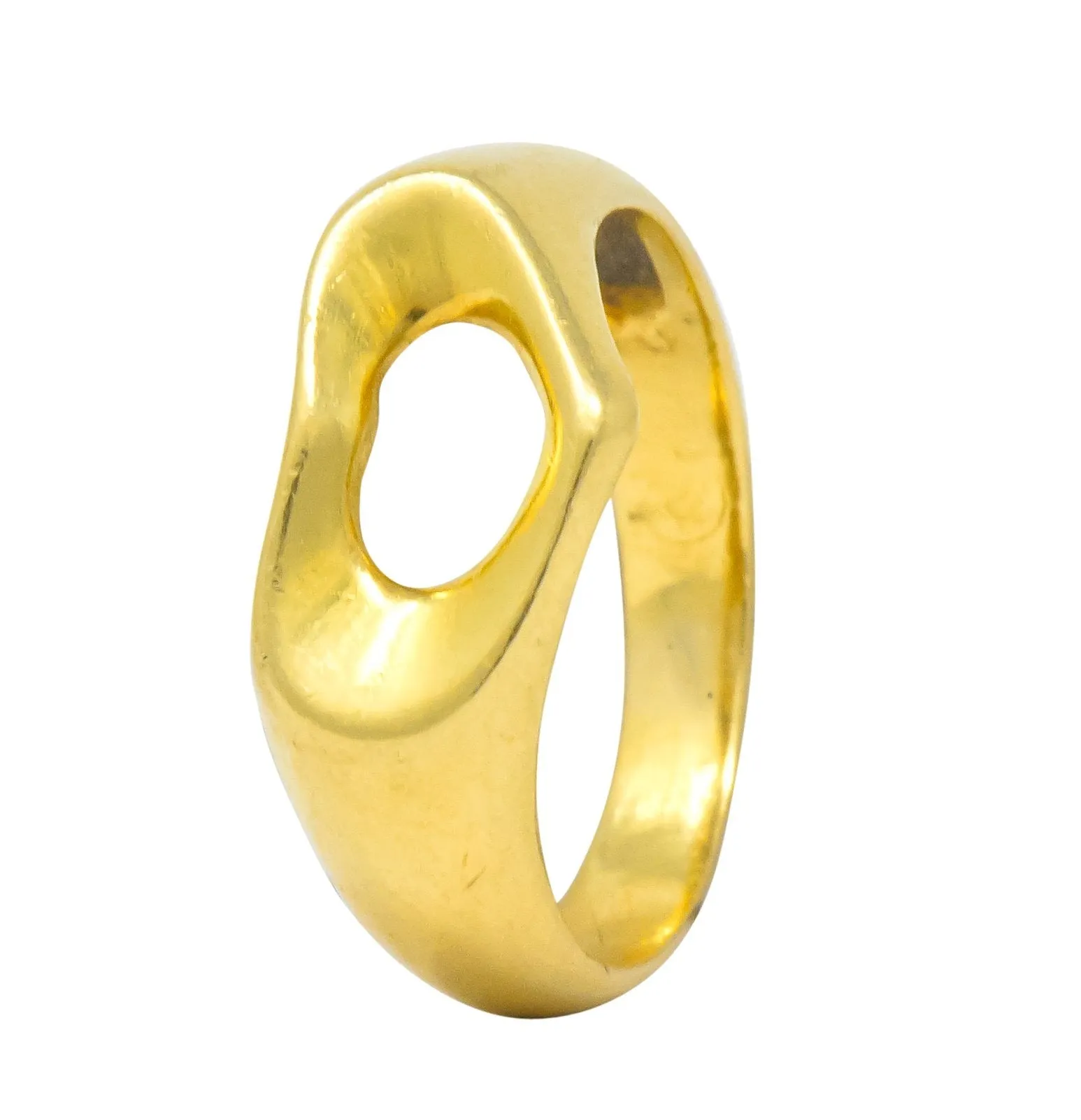 Tiffany & Co. Elsa Peretti 18 Karat Gold Open Heart Ring