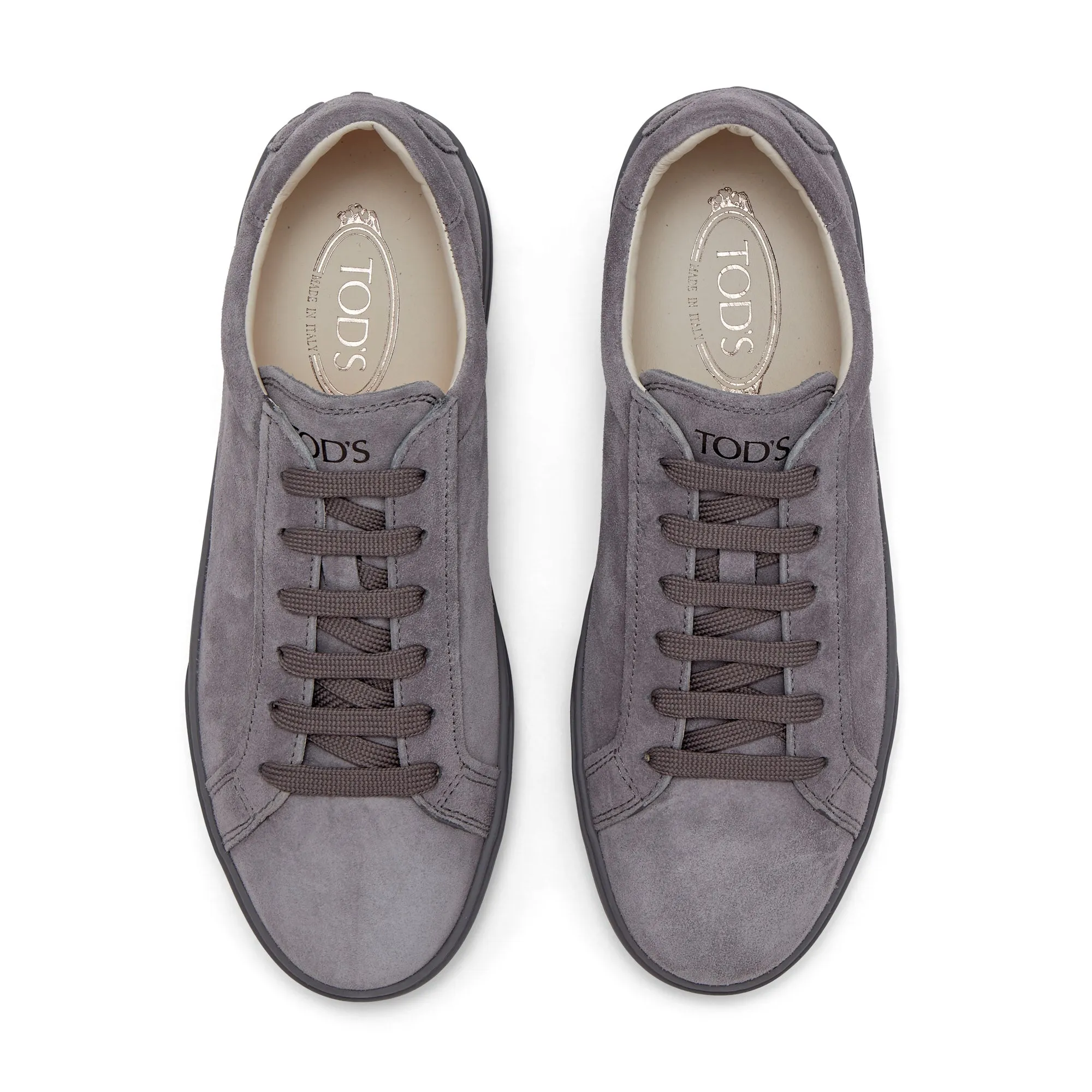 TOD's Low Top Suede Trainer (Grey)