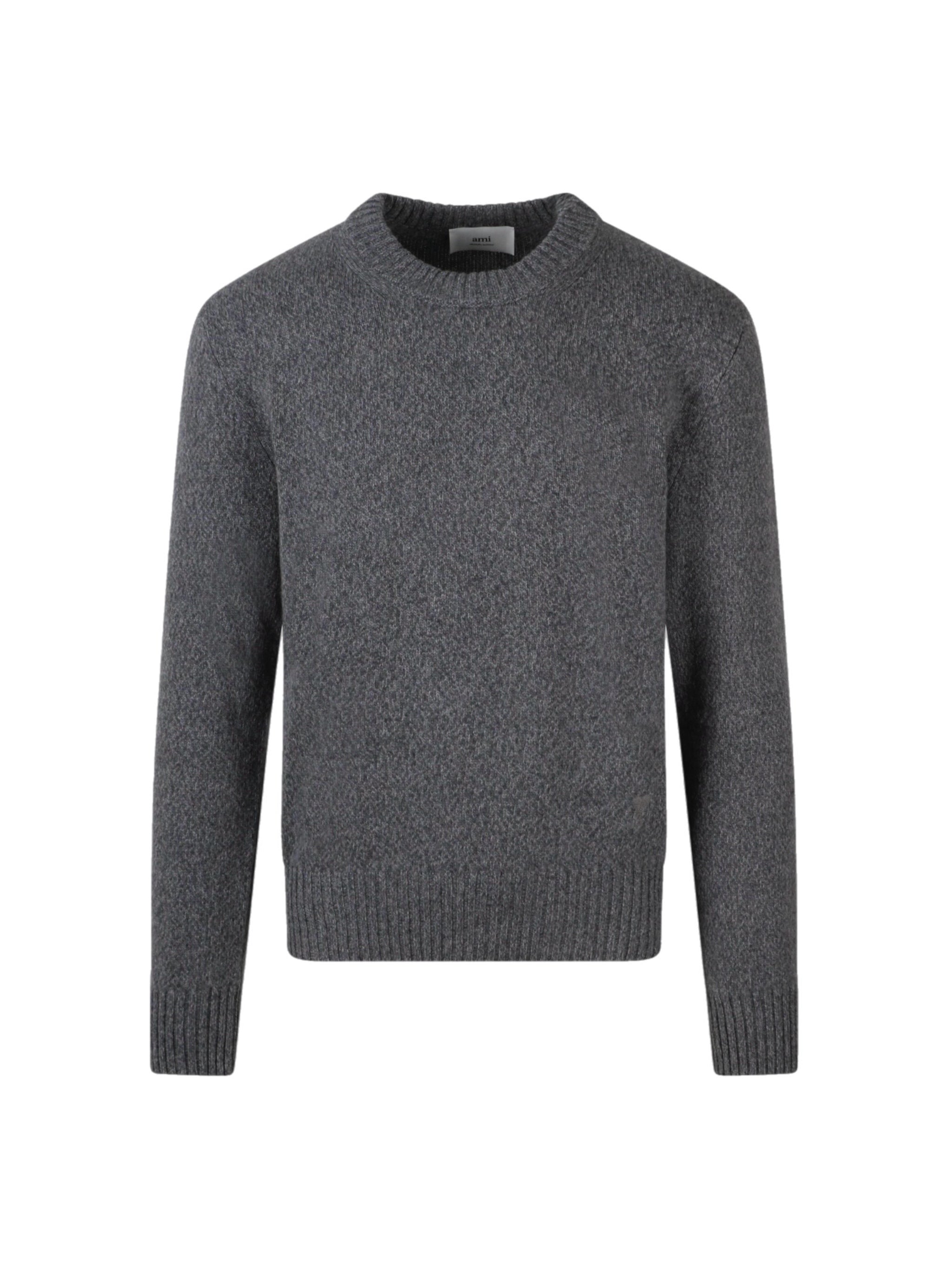 Tonal Ami De Coeur Crewneck Sweater HKS127.005