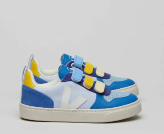 Veja Multico Swan Blue Velcro Sneaker