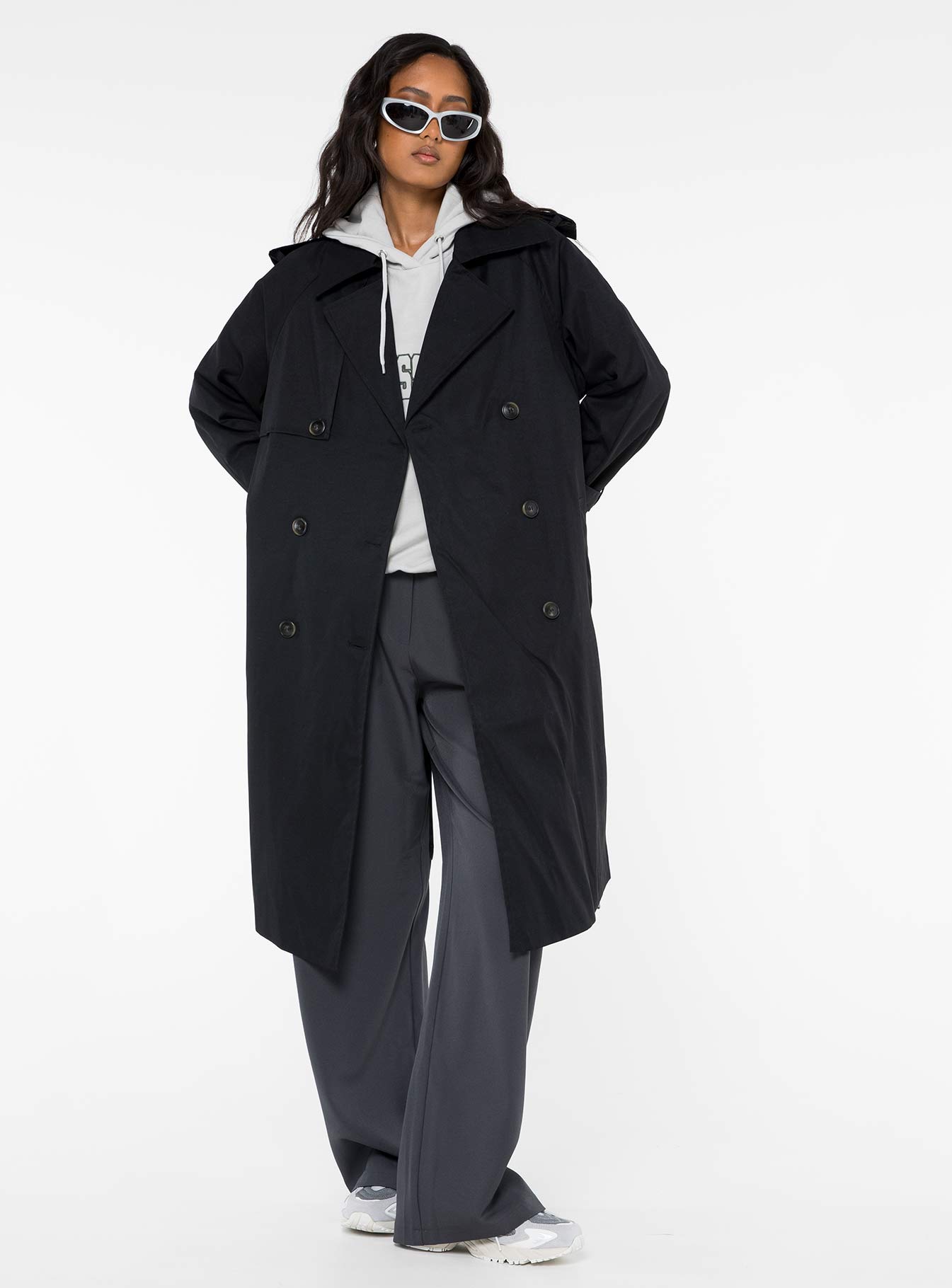 Westwind Trench Coat Black