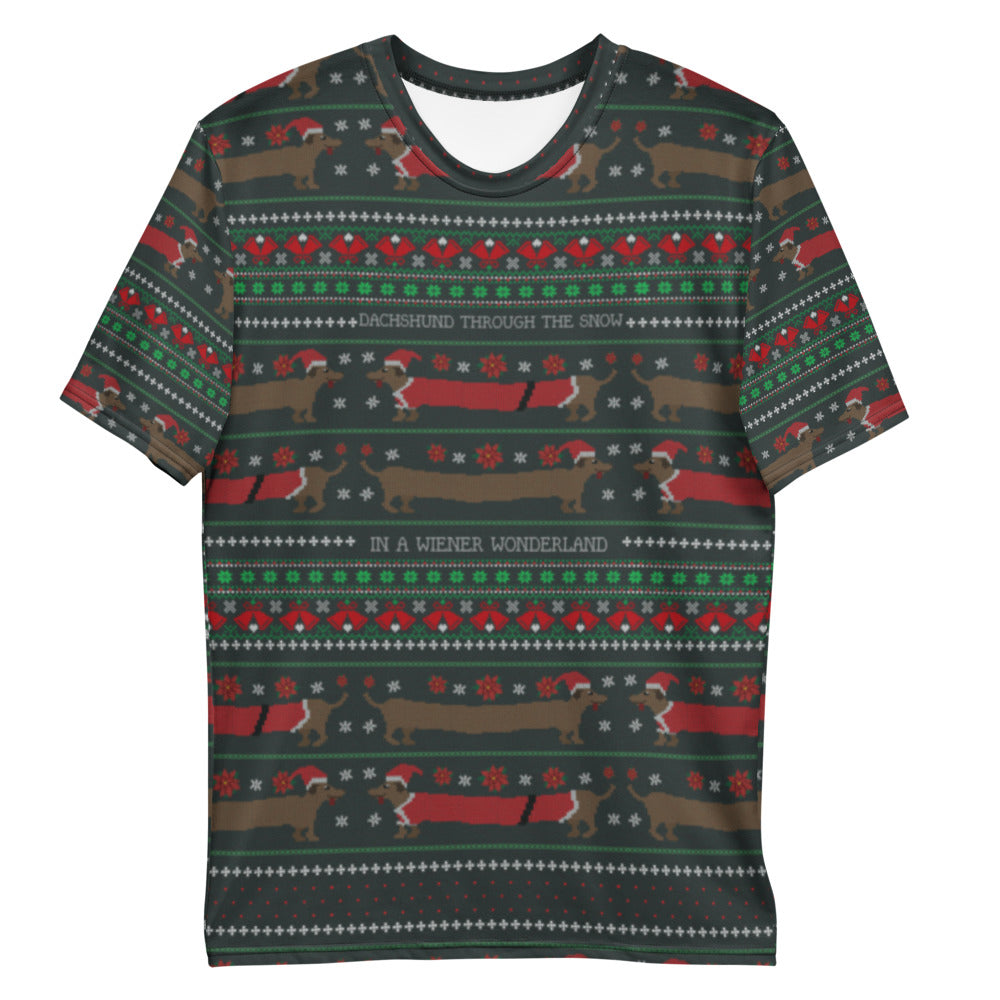 Wiener Wonderland Ugly Christmas Sweater T-Shirt