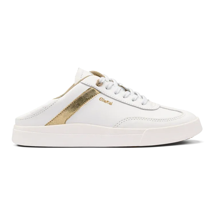 WOMEN'S OLUKAI HA'UPU SNEAKER | WHITE / WHITE