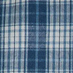 Wrangler Men's George Strait Blue Plaid Long Sleeve Button Down Shirt