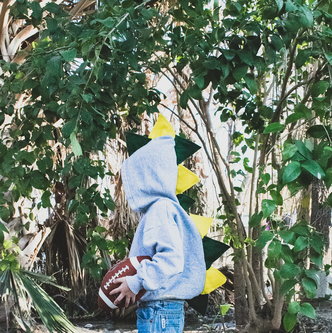 Yellow and Green Spike Hoodie - Green Bay Packers Inspired - Baby + Toddler