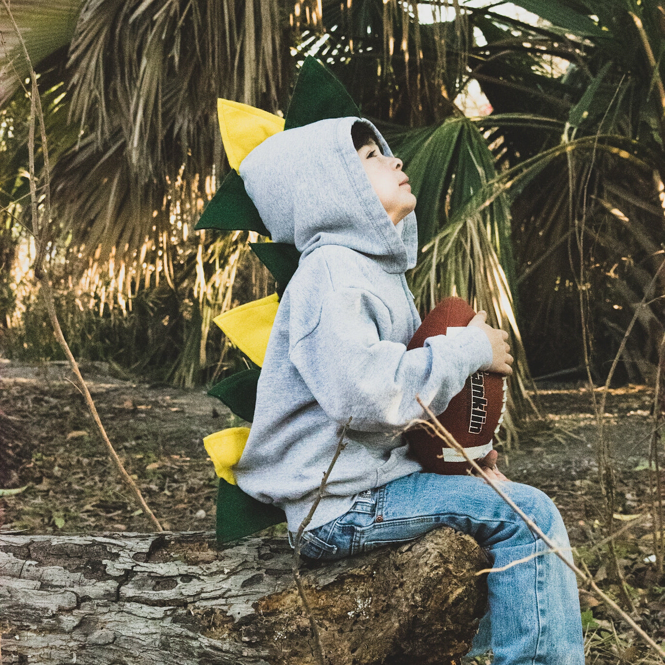 Yellow and Green Spike Hoodie - Green Bay Packers Inspired - Baby + Toddler