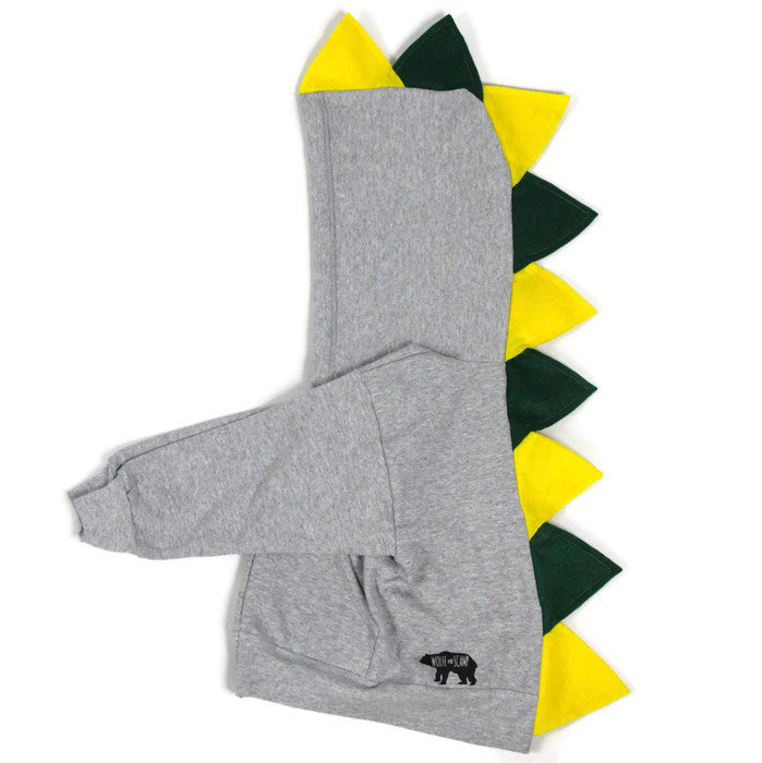 Yellow and Green Spike Hoodie - Green Bay Packers Inspired - Baby + Toddler