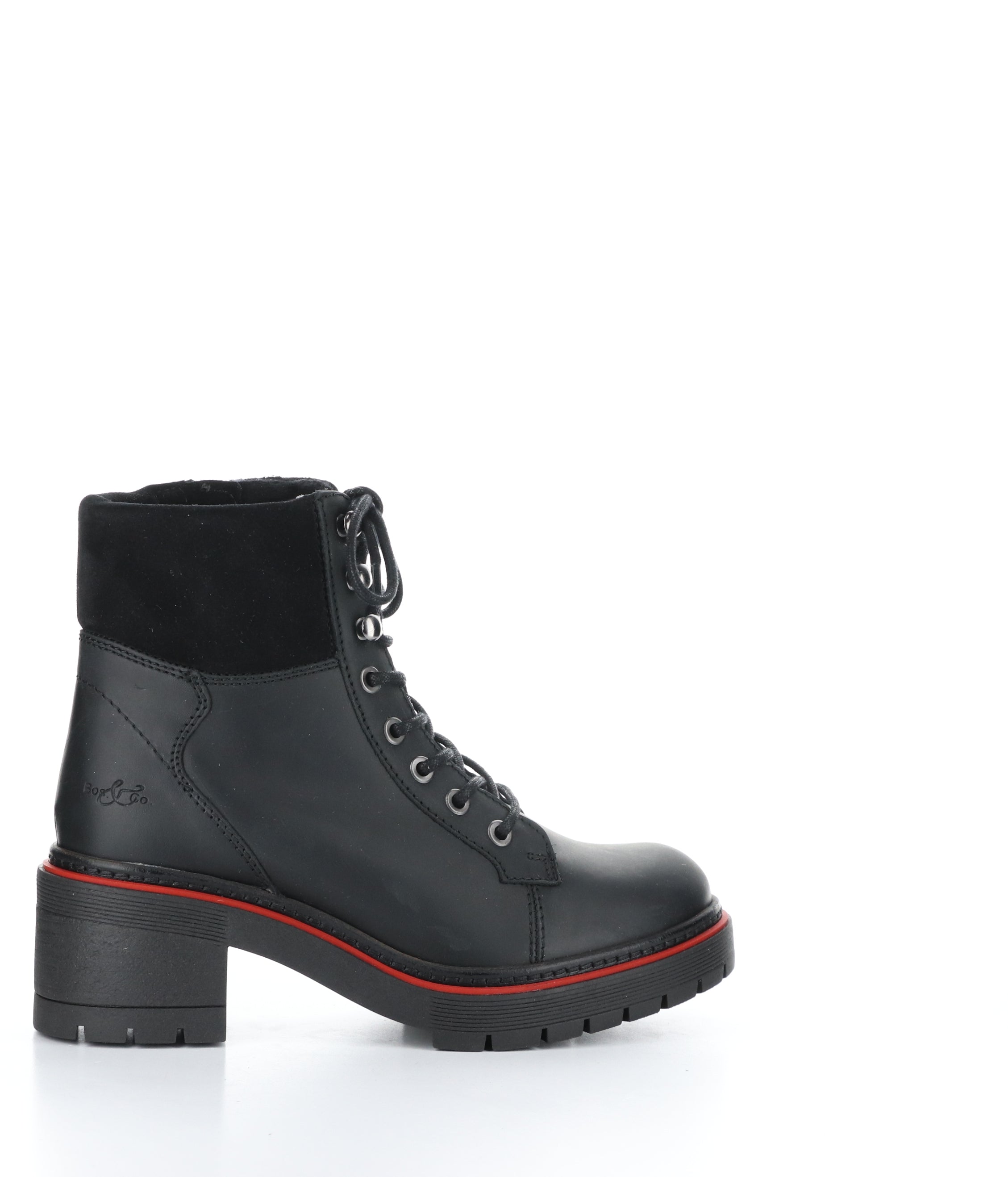 ZOA BLACK Round Toe Boots